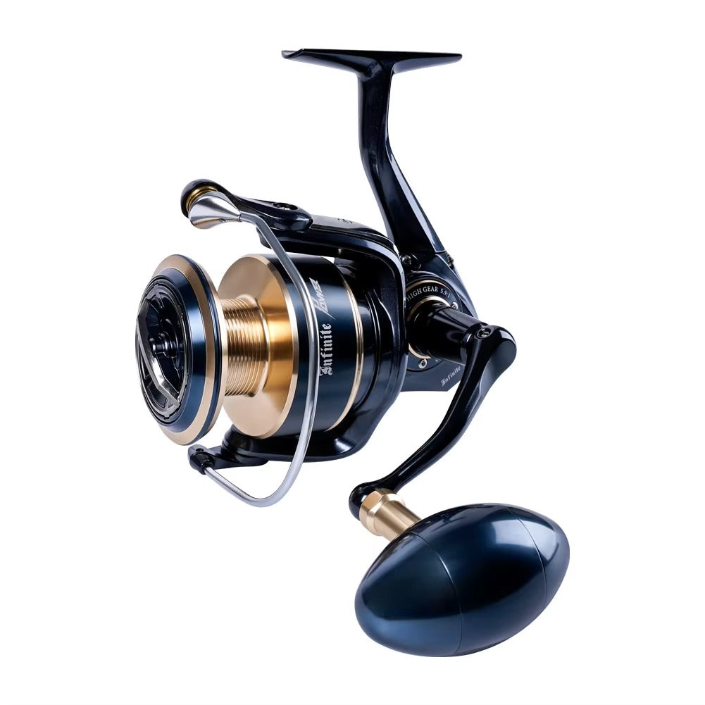 Full Metal 9+1BB CNC Aluminum Spinning Reel – Smooth Casting, Boat Fishing