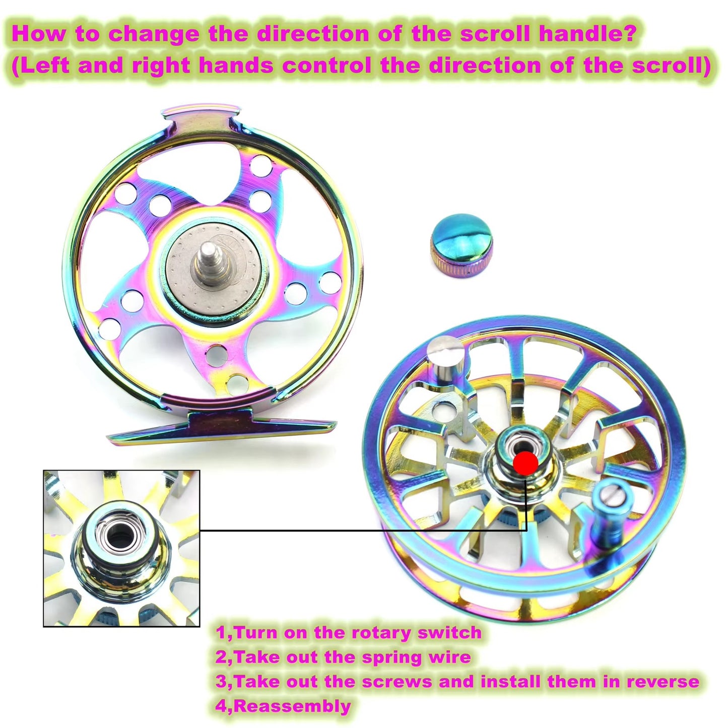 Wholesale Fly Fishing Reels – 5/7, 7/9, 9/10 Sizes, Front-Drag Aluminum Alloy