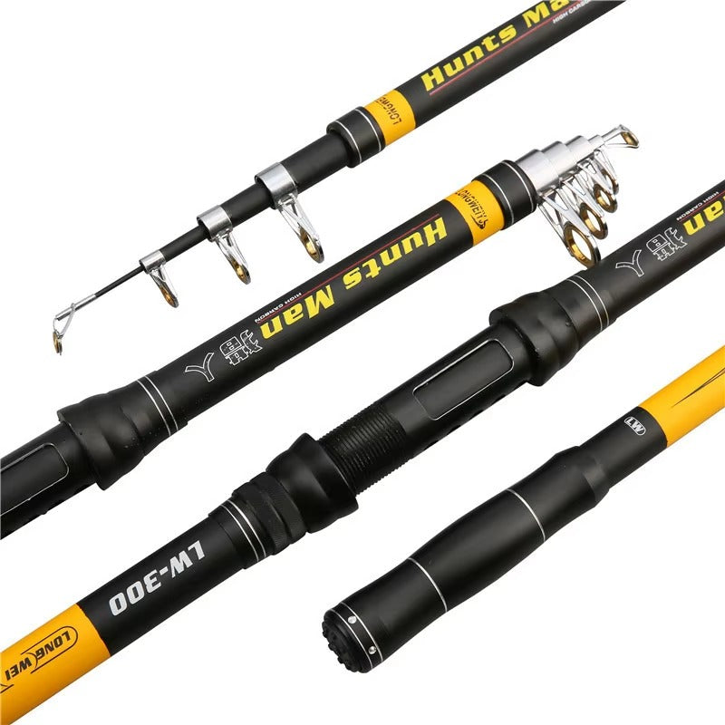 Wholesale Adjustable 2.1m-3.6m Telescopic Spinning Rod – Sea Fishing