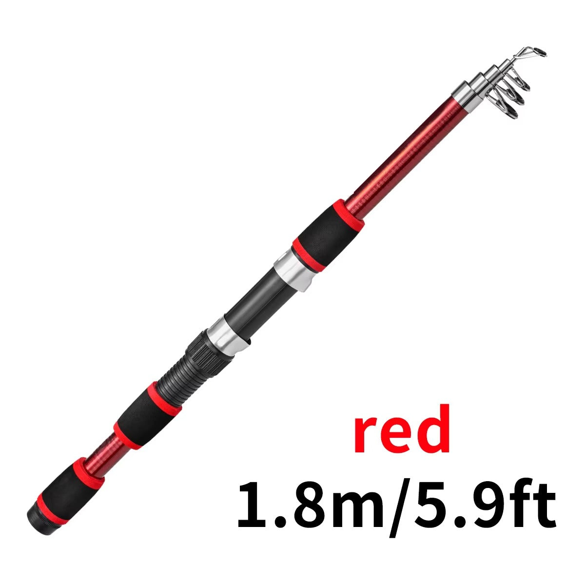 Wholesale Portable Ultra-Short 1.8m Telescopic Rod & Reel Set – Casting/Spinning, Sea Fishing