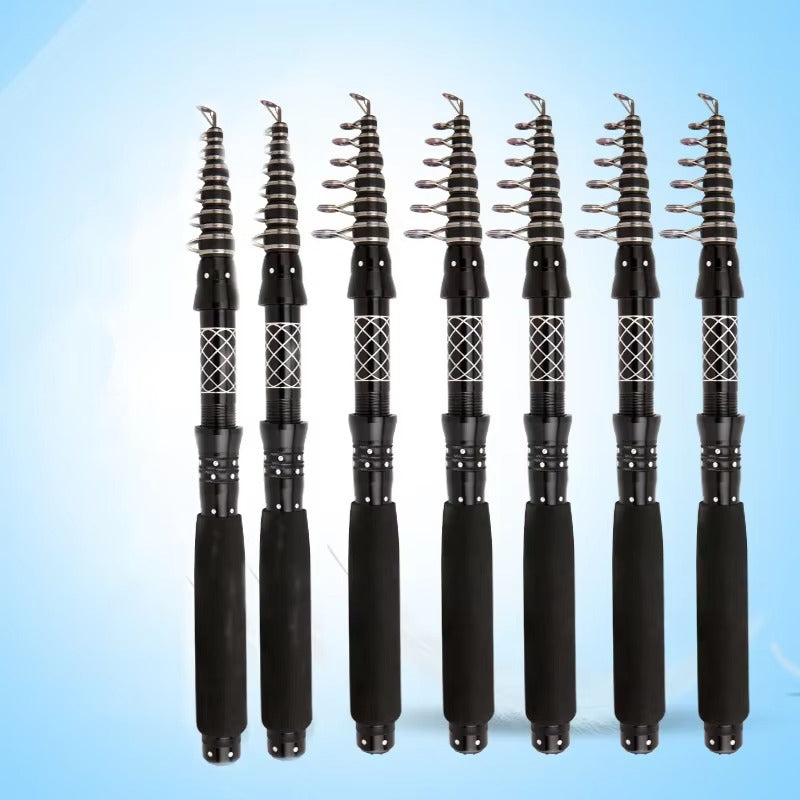 Wholesale Mini Portable Carbon Fiber Telescopic Short Sea Rod