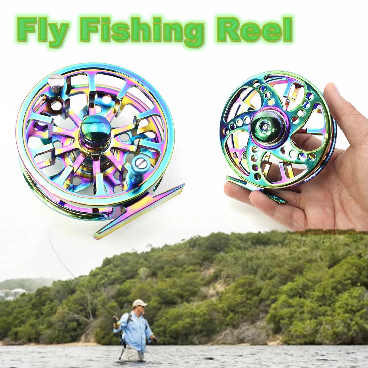 Wholesale Fly Fishing Reels – 5/7, 7/9, 9/10 Sizes, Front-Drag Aluminum Alloy