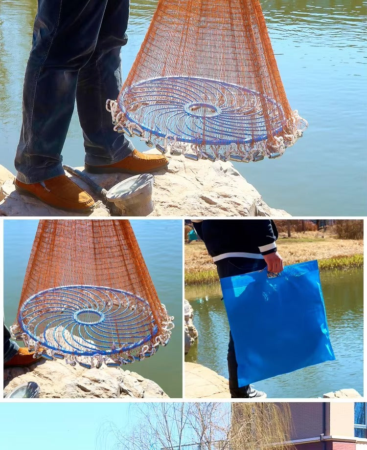 High-Quality Hand Net & Fish Trap – Fishing Cast Nets