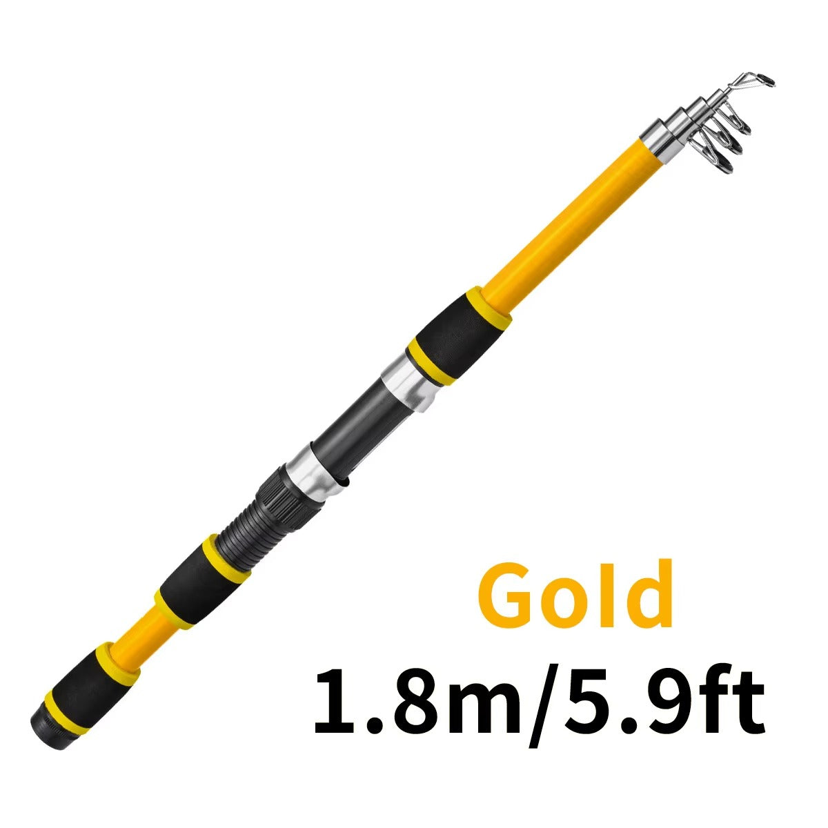Wholesale Portable Ultra-Short 1.8m Telescopic Rod & Reel Set – Casting/Spinning, Sea Fishing
