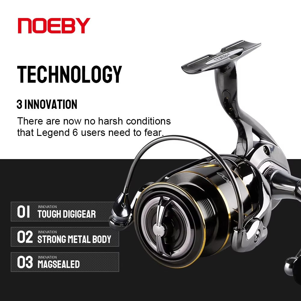 Legend 5000 5.1:1 CNC Aluminum Spinning Reel