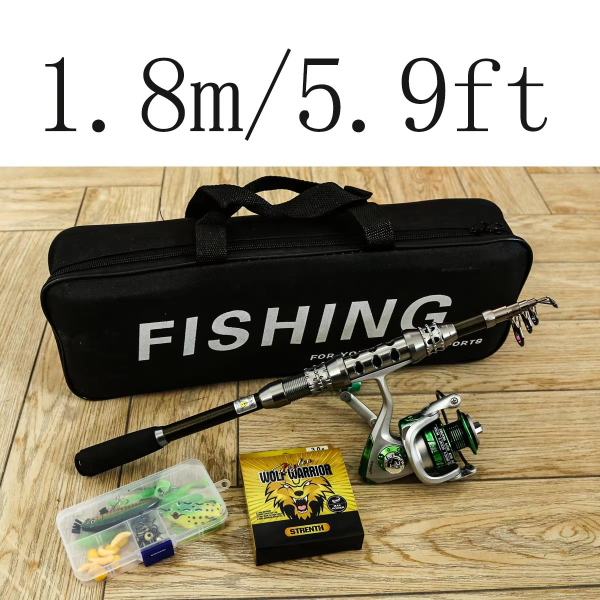 Hot Sale Portable Spinning Rod Set – Surf & Lure Fishing