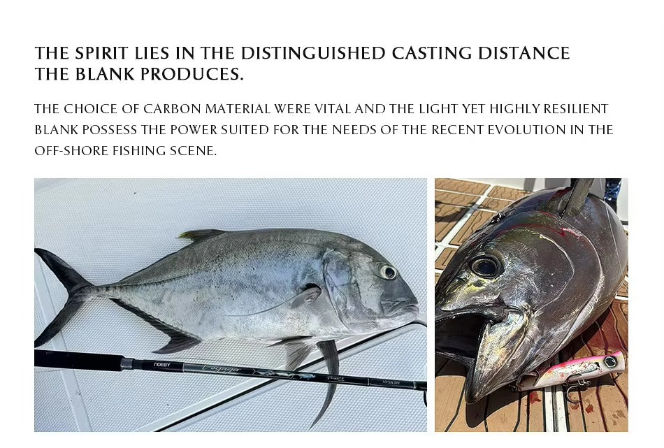 200KG Power Voyager Capture Rod – Toray T1100G, FUJI, Giant Fish, Casting Versatile