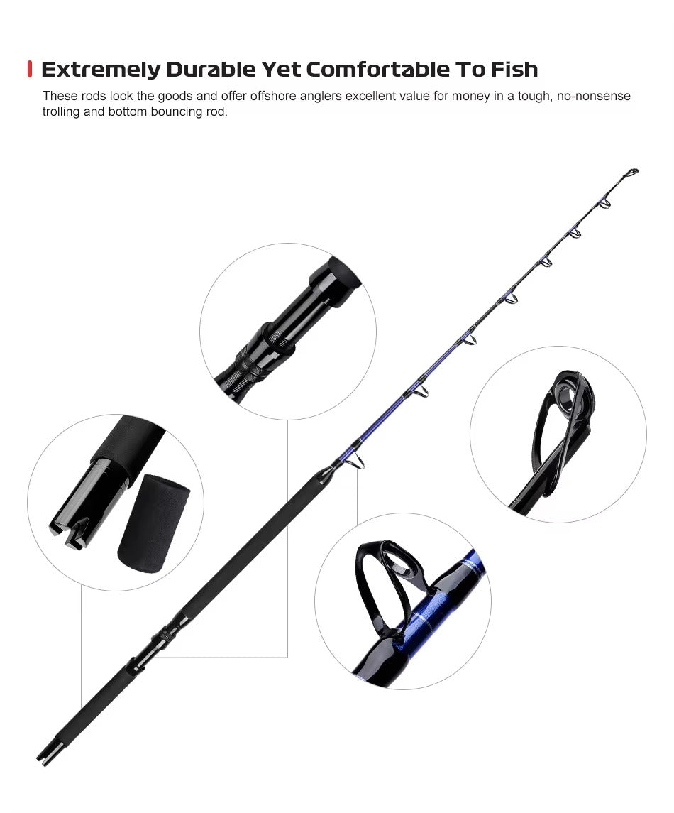 Offshore Deep Ocean Boat Rod – Big Game, Jigging & Trolling