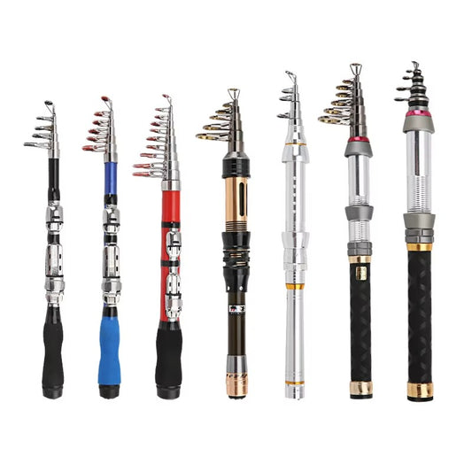 Wholesale Mini Portable Carbon Fiber Telescopic Short Sea Rod