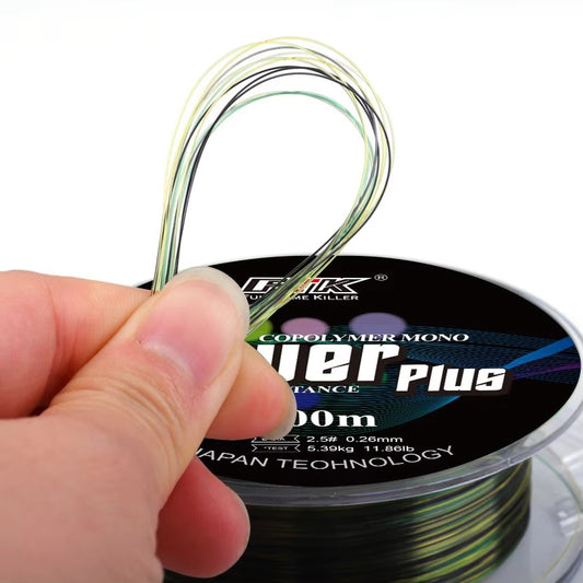 Hot Sale Nylon Coated Fishing Line – 100m/300m/500m, 0.14mm-0.5mm Carbon Surface