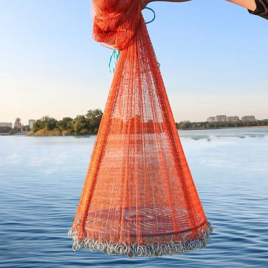 High-Quality Nylon Monofilament Fishing Net – Throw/Cast with Drawstring