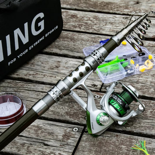 Hot Sale Portable Spinning Rod Set – Surf & Lure Fishing