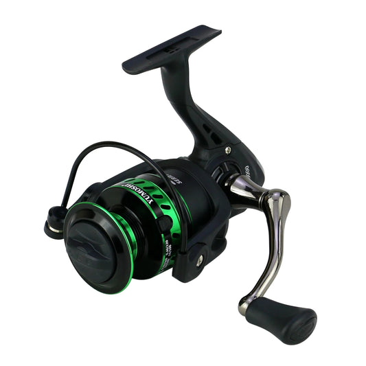 Dual-Knob Spinning Reel – Metal Spool, Smooth, Anti-Reverse, Thick Bail, Saltwater Durable