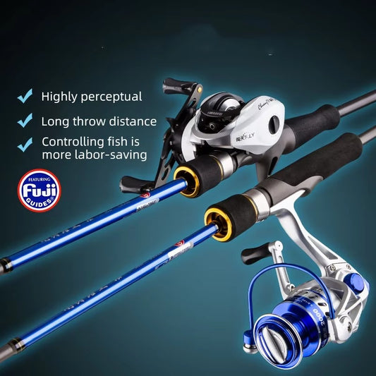 Wholesale Carbon Fiber Sea Fishing Rods – 1.8m/2.1m/2.4m, Straight/Gun Handle, Casting