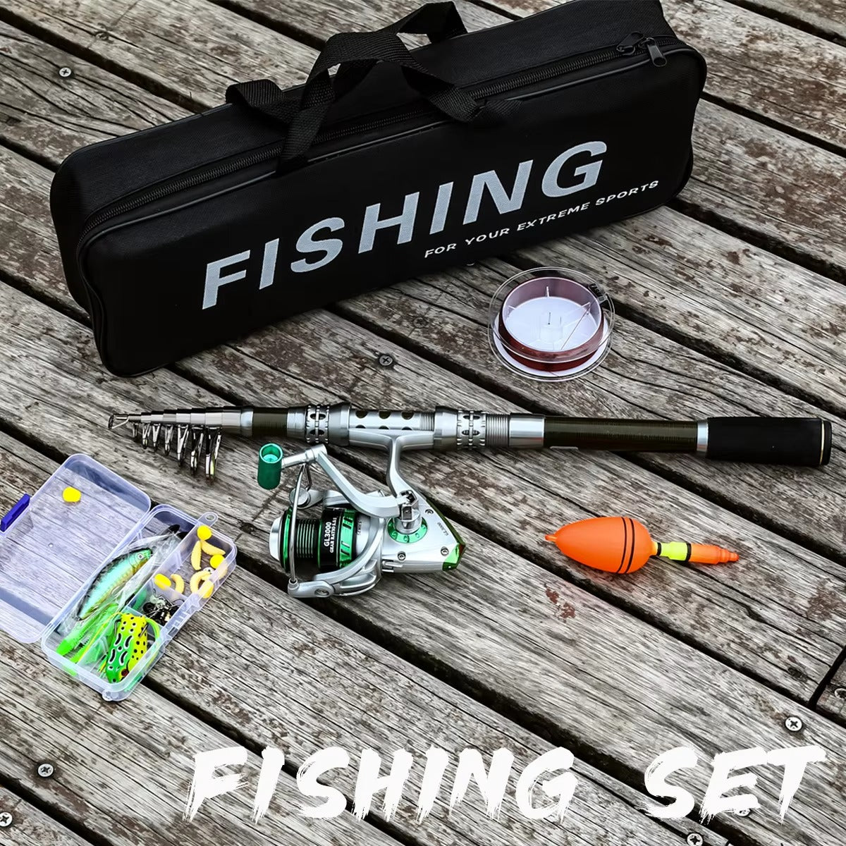 Hot Sale Portable Spinning Rod Set – Surf & Lure Fishing