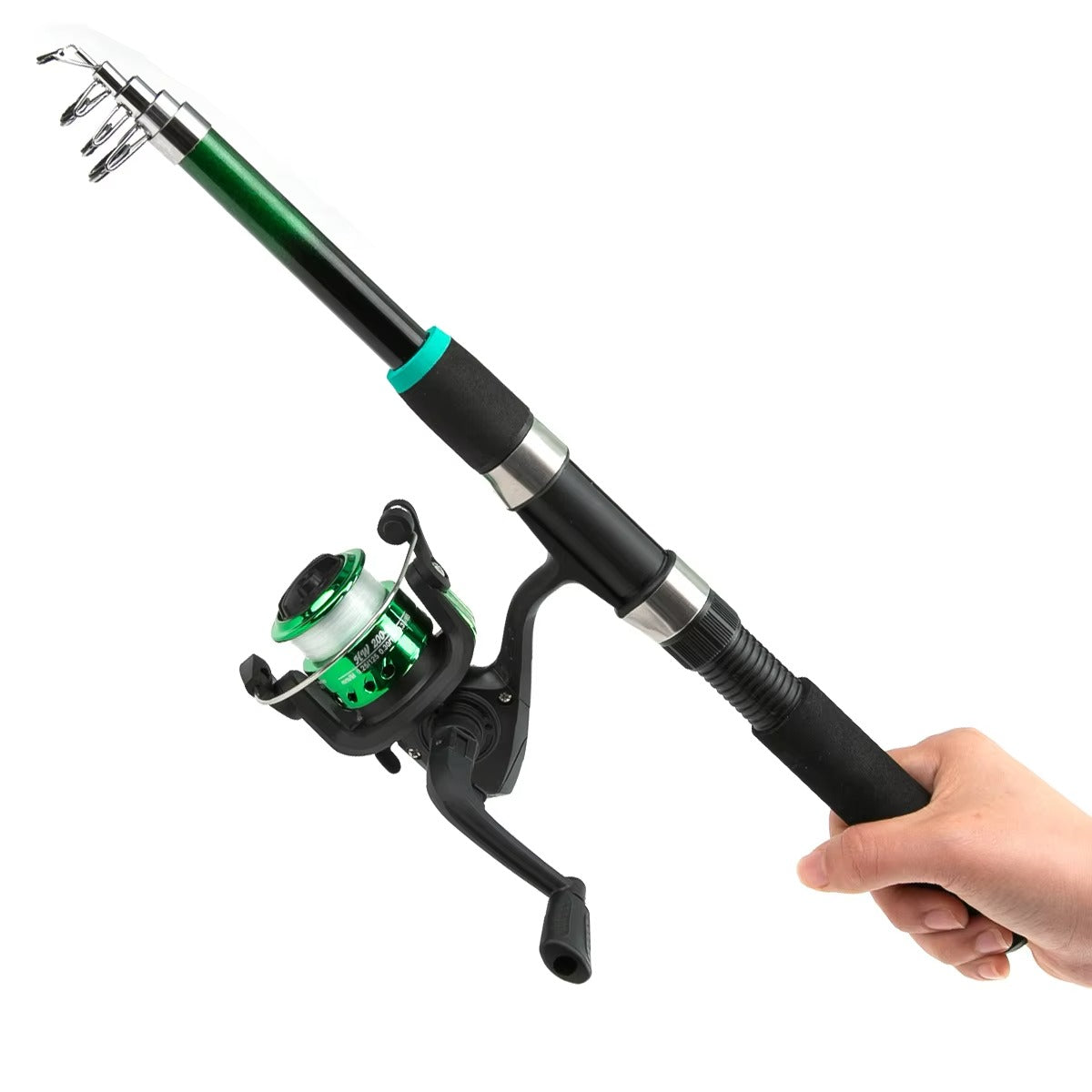 Wholesale Kids' 1.8m Portable Telescopic Lure Fishing Rod Set.