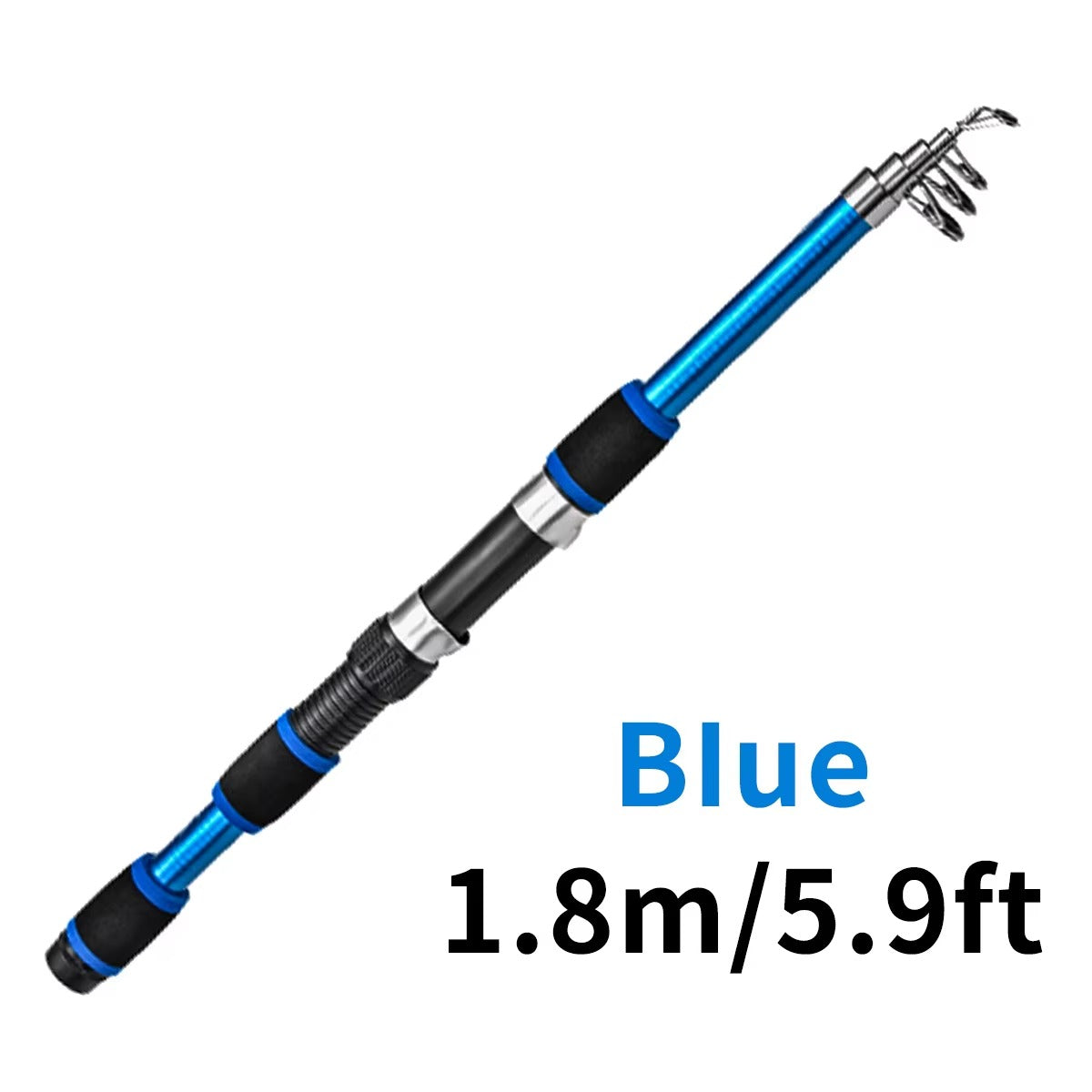 Wholesale Portable Ultra-Short 1.8m Telescopic Rod & Reel Set – Casting/Spinning, Sea Fishing