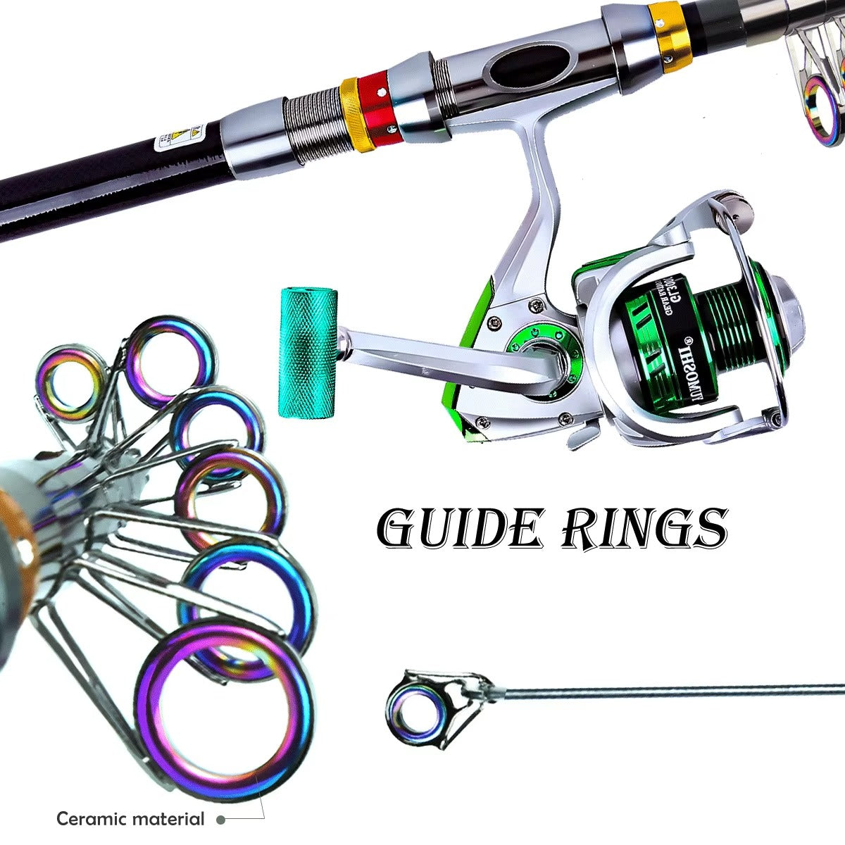 Wholesale Telescopic Fishing Rod & Reel Combo – With Lure & Line, Saltwater (Sea Bass/Tuna)
