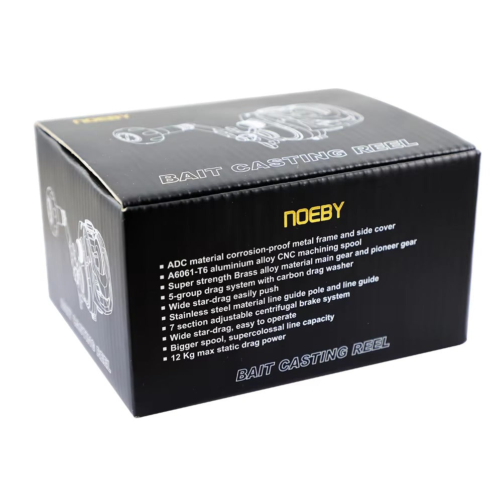 NOEBY 1200 Low-Profile Baitcasting Reel – Right-Handed