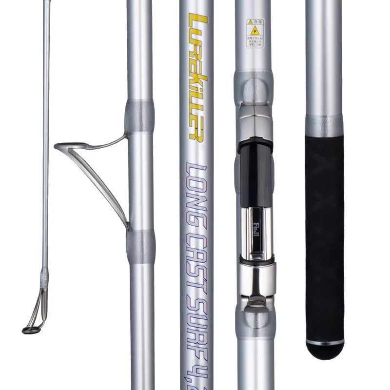 4.05m/4.2m/4.5m 3-Section Carbon Surf Rod – Fuji, Long Casting, Sea Fishing