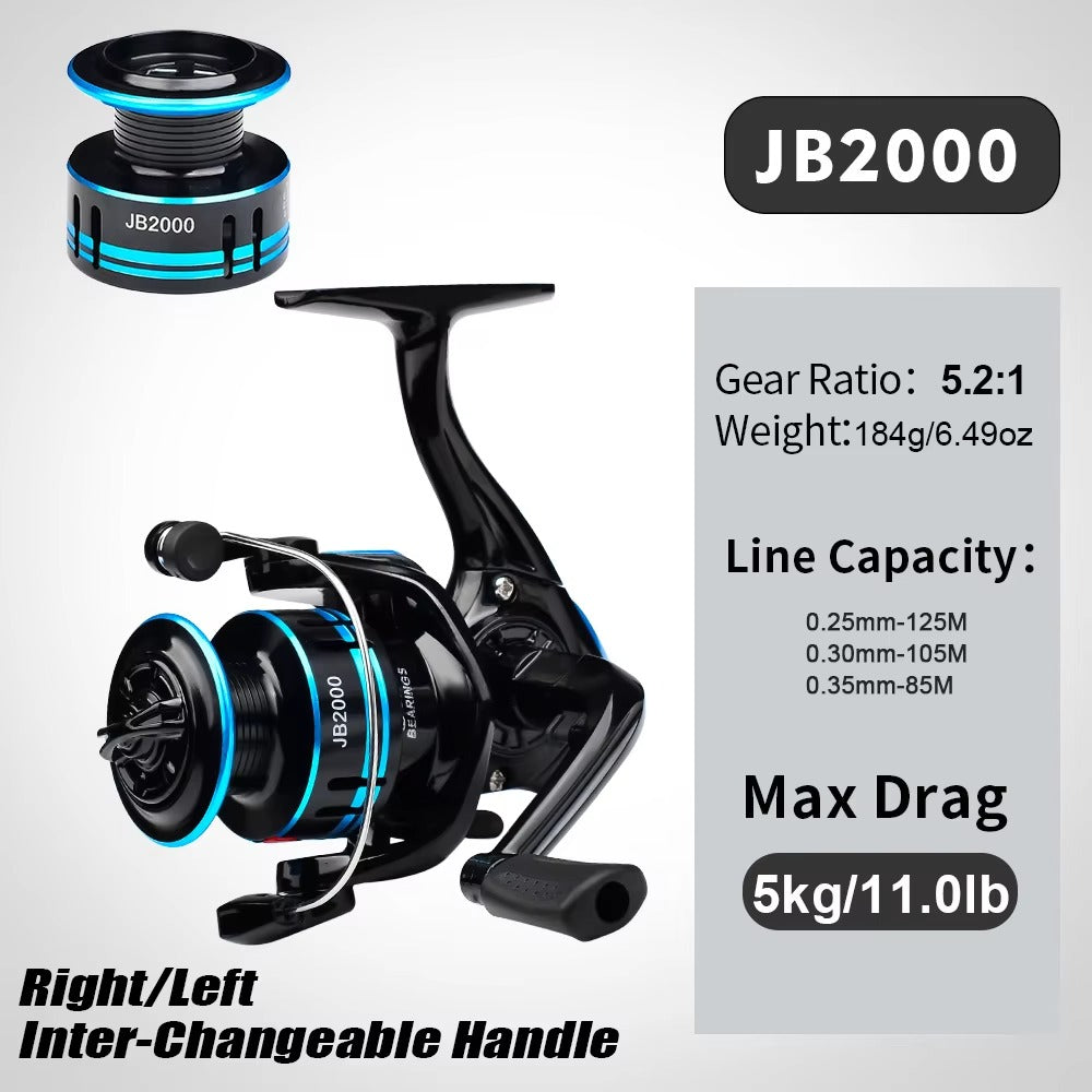 Wholesale Ultra-Light Small Spinning Reel – 2000 Series, Lure/Sea Fishing