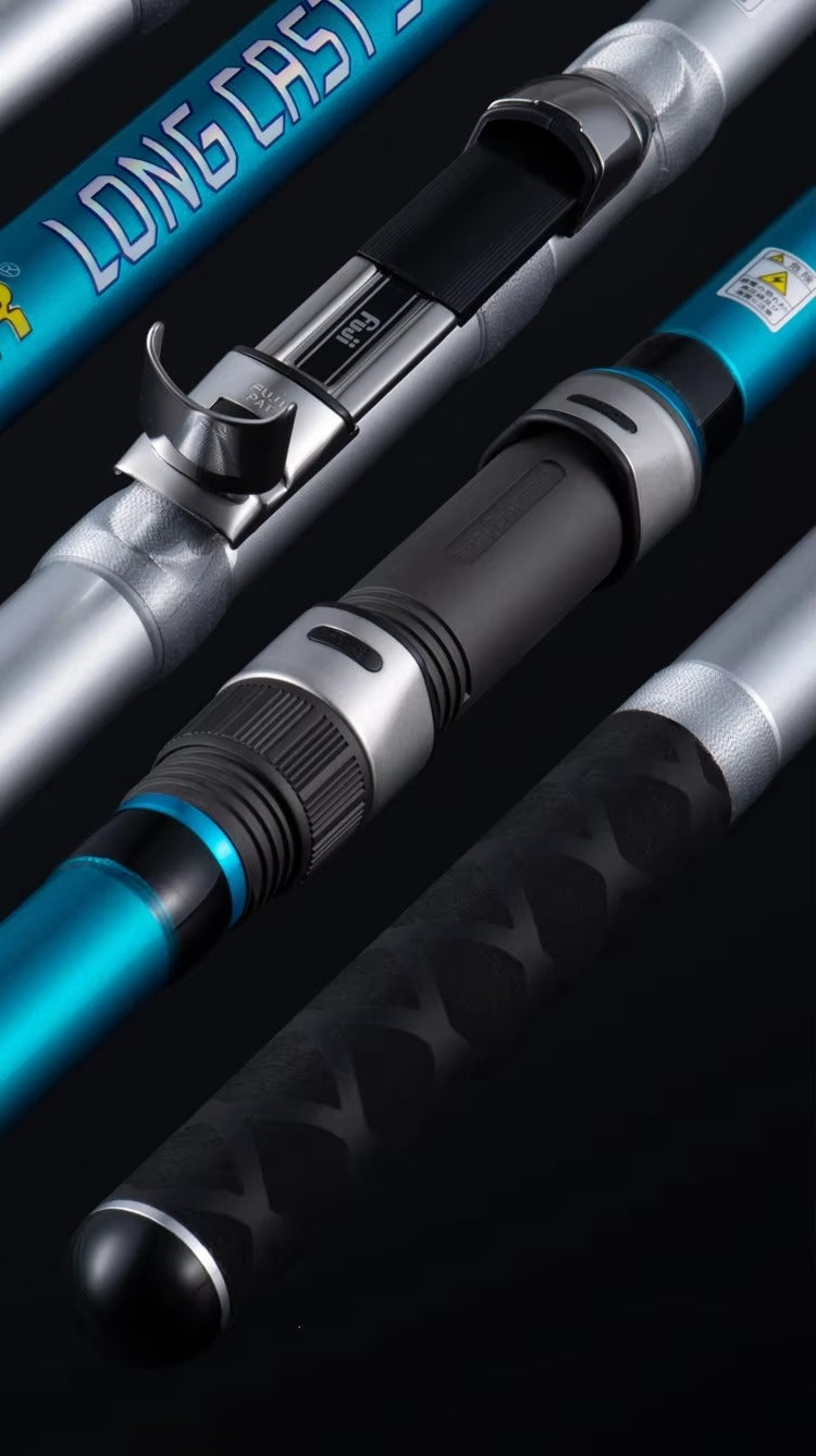 4.05m/4.2m/4.5m 3-Section Carbon Surf Rod – Fuji, Long Casting, Sea Fishing