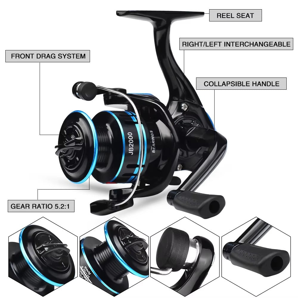Wholesale 1.8m Portable Telescopic Spinning Rod & Reel Set – Fresh/Saltwater Bass, With Lure Accessories